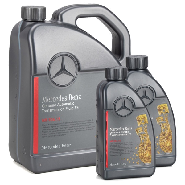 Set Ulei Transmisie Automata Oe Mercedes-Benz 236.15 5L A000989690513AULW + 2 Buc Ulei Transmisie Automata Oe Mercedes-Benz 236.15 1L A000989690511ADNE